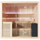 AWT Sauna B1112A Hemlock 220x200 9kW EOS BiO-Cubo